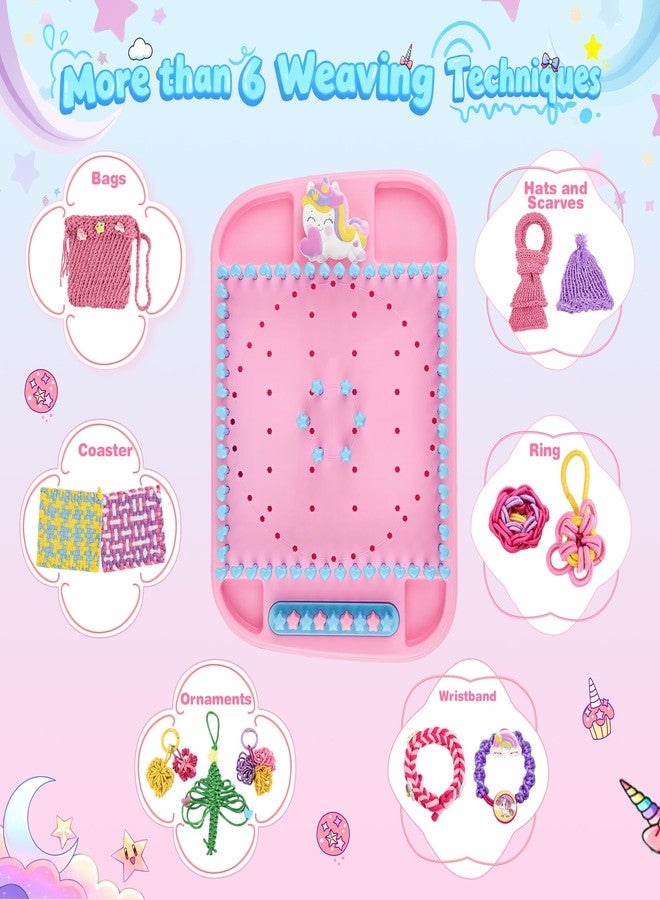 Nicella 6-in-1 Friendship Bracelet Making Kit,Weaving Loom Kit Toys, 500+ Pcs Craft Kits For Kids,A multi-functional Weaving loom that can be used to make Bracelet, potholder, pendants, bags, hats and scarves - Image 2